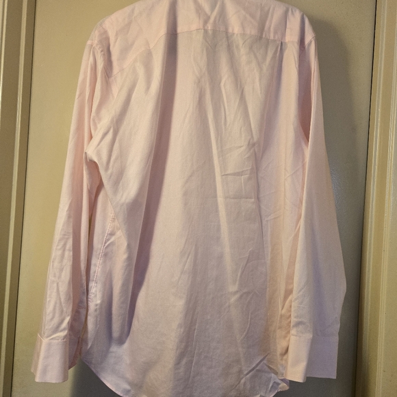 Bonobos Pink‎ Dress Shirt with Textured Fabric Standard Fit. 34. - Picture 5 of 5